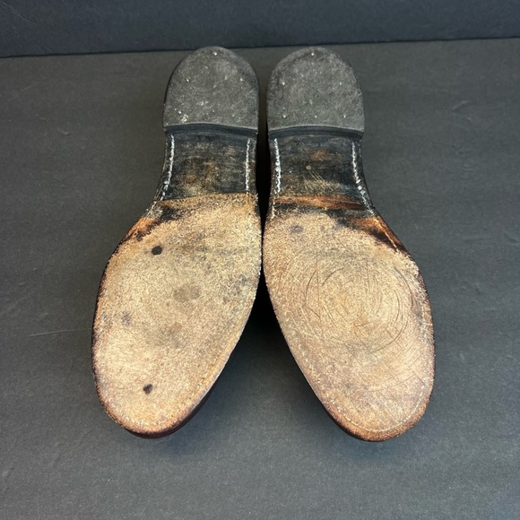 Allen Edmonds Men's Size 10 C Burgundy Leather Loafers Made In USA - Picture 7 of 9